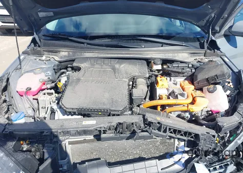 2022 Hyundai Elantra Hybrid Blue z USA, uszkodzony, nr VIN KMHLM4AJ0NU029073